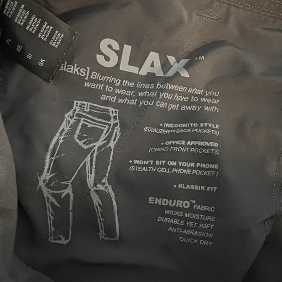 Kuhl Slax Pants Men’s 38x32 Stretch Hiking Chino Outdoor Casual Carbon NICE - Picture 6 of 8